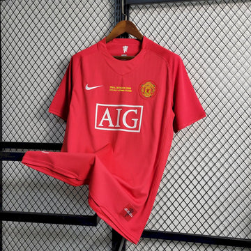 Camiseta Manchester united 2007/08 Retro
