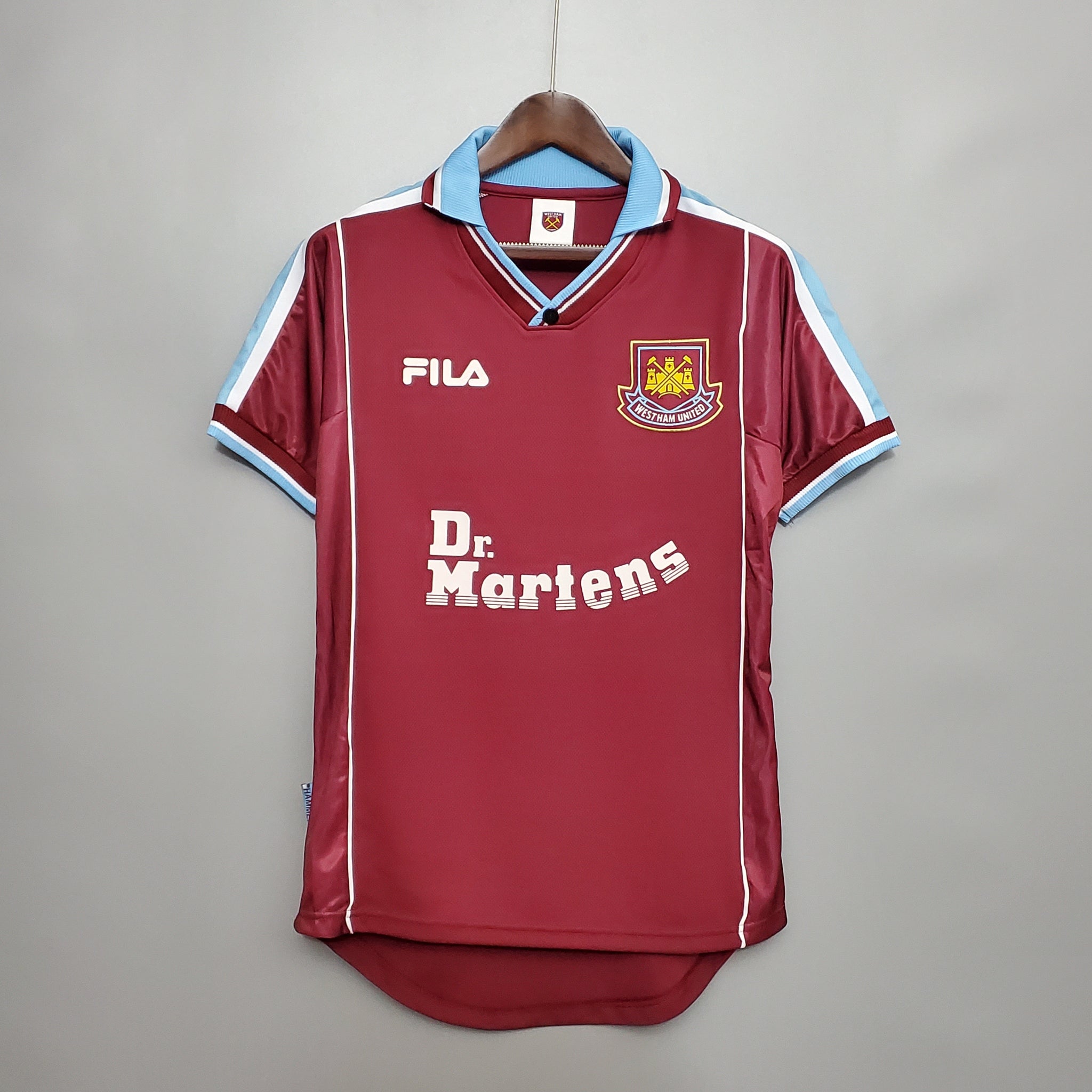 Camiseta West Ham 1999 Retro