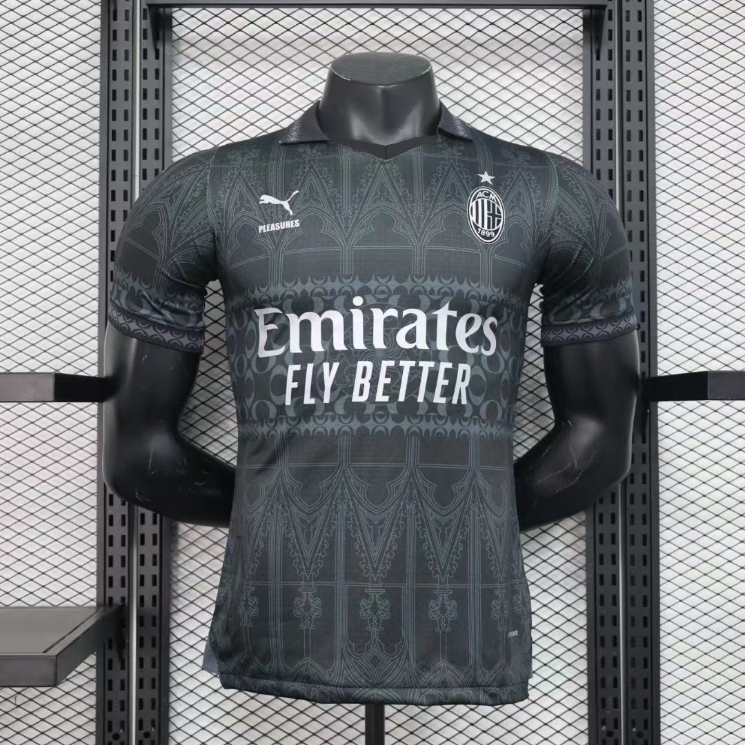 Camiseta AC Milan 23/24  black Versión Jugador ⚽